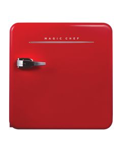 MAGIC CHEF(R) MCR16CHR 1.6CUFT RET FRDG W/MD RED